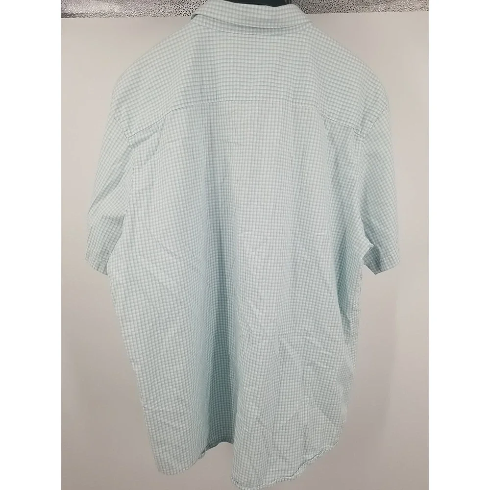 Columbia Mens Short Sleeve Button Up Plaid XL Shirt - Picture 7 of 7